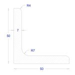 ΓΩΝΙΑ ΓΑΛΒΑΝΙΖΕ 50*50*7 (6m)