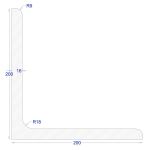 ΓΩΝΙΑ ΓΑΛΒΑΝΙΖΕ 200*200*16 (6m)