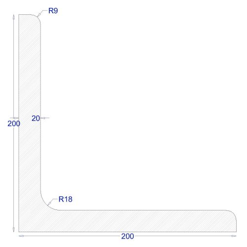 ΓΩΝΙΑ ΓΑΛΒΑΝΙΖΕ 200*200*20 (6m)