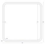 ΚΟΙΛΟΔΟΚΟΣ ΜΑΥΡΟΣ 350*350*16 (6m)