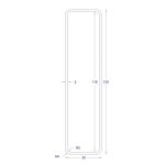 ΚΟΙΛΟΔΟΚΟΣ ΜΑΥΡΟΣ 2mm 120*30 (6m)