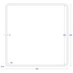 ΚΟΙΛΟΔΟΚΟΣ ΜΑΥΡΟΣ 250*250*6 (6m)