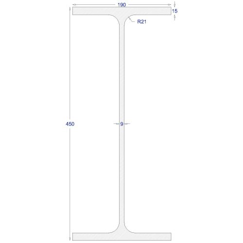 Ήτα-IPE ΓΑΛΒΑΝΙΖΕ 450 (6m)