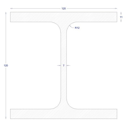Ήτα πλατύπελμο-HEB ΜΑΥΡΟ 120 (6m)