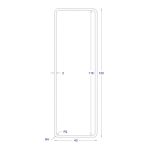 ΚΟΙΛΟΔΟΚΟΣ ΜΑΥΡΟΣ 2mm 120*40 (6m)