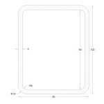 ΚΟΙΛΟΔΟΚΟΣ ΓΑΛΒΑΝΙΖΕ 100*80*5 (6m)
