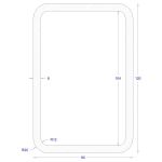 ΚΟΙΛΟΔΟΚΟΣ ΓΑΛΒΑΝΙΖΕ 120*80*8 (6m)