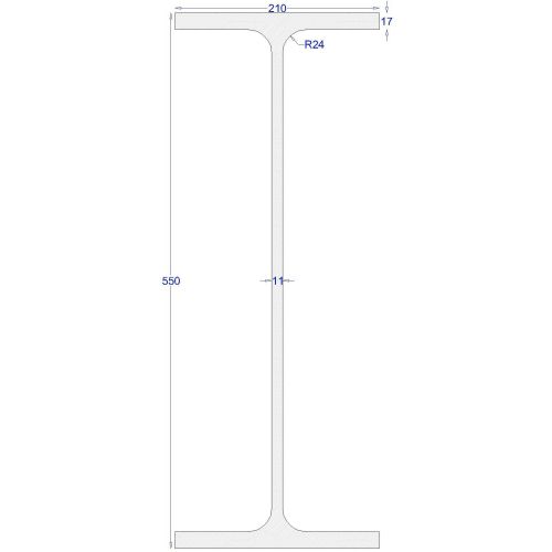 Ήτα-IPE ΓΑΛΒΑΝΙΖΕ 550 (6m)