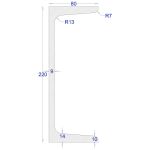 ΠΙ-UPN ΓΑΛΒΑΝΙΖΕ 220*80 (6m)
