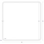 ΚΟΙΛΟΔΟΚΟΣ ΜΑΥΡΟΣ 350*350*8 (6m)