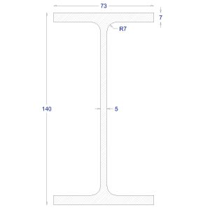 Ήτα-IPE ΓΑΛΒΑΝΙΖΕ 140 (6m)