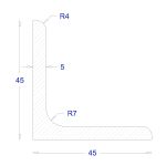 ΓΩΝΙΑ ΓΑΛΒΑΝΙΖΕ 45*45*5 (6m)