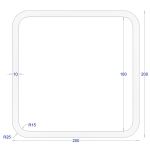 ΚΟΙΛΟΔΟΚΟΣ ΓΑΛΒΑΝΙΖΕ 200*200*10 (6m)