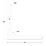 ΓΩΝΙΑ ΓΑΛΒΑΝΙΖΕ 60*60*8 (6m)