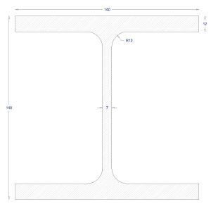 Ήτα πλατύπελμο-HEB ΓΑΛΒΑΝΙΖΕ 140 (6m)