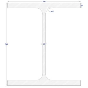Ήτα πλατύπελμο-HEB ΓΑΛΒΑΝΙΖΕ 340 (6m)