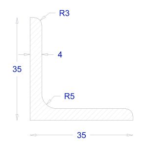 ΓΩΝΙΑ ΓΑΛΒΑΝΙΖΕ 35*35*4 (6m)