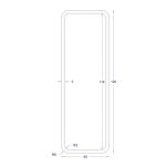 ΚΟΙΛΟΔΟΚΟΣ ΜΑΥΡΟΣ 120*40*3 (6m)