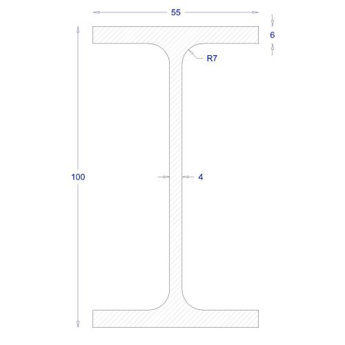 Ήτα-IPE ΓΑΛΒΑΝΙΖΕ 100 (6m)