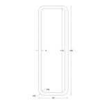 ΚΟΙΛΟΔΟΚΟΣ ΜΑΥΡΟΣ 120*40*4 (6m)