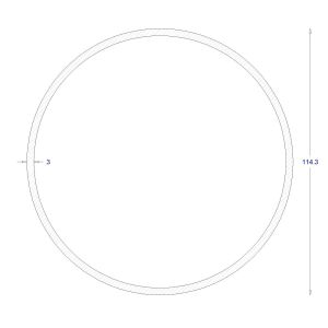 ΣΩΛΗΝΑ ΓΑΛΒΑΝΙΖΕ Φ114,3*3 (6m)