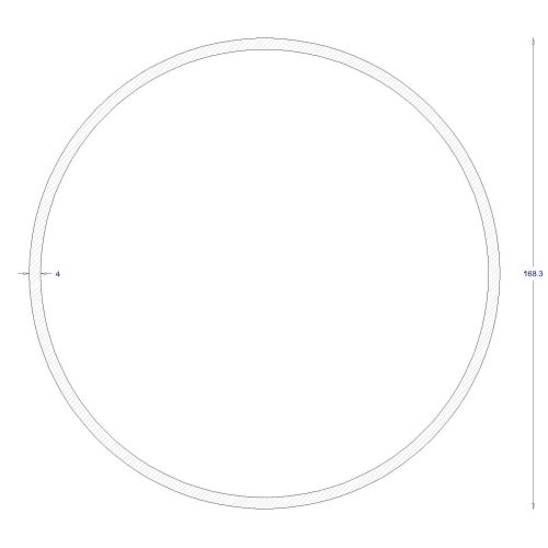 ΣΩΛΗΝΑ ΓΑΛΒΑΝΙΖΕ Φ168,3*4 (6m)