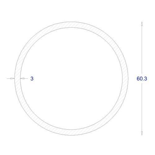 ΣΩΛΗΝΑ ΓΑΛΒΑΝΙΖΕ Φ60,3*3 (6m)