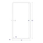 ΚΟΙΛΟΔΟΚΟΣ ΓΑΛΒΑΝΙΖΕ 2mm 100*50 (6m)