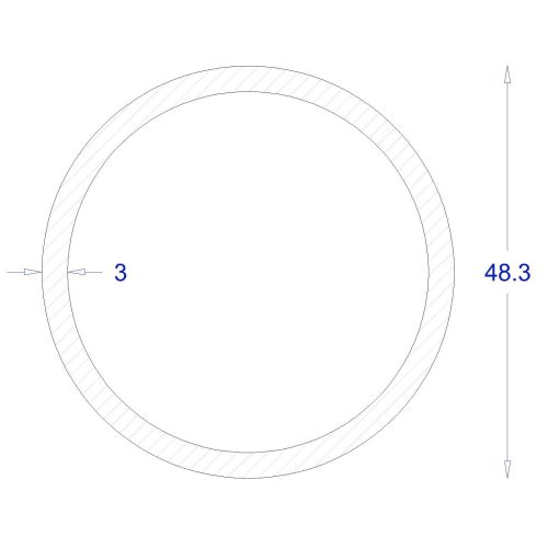 ΣΩΛΗΝΑ ΓΑΛΒΑΝΙΖΕ Φ48,3*3 (6m)
