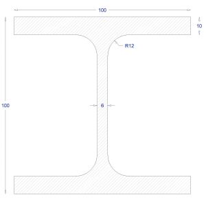 Ήτα πλατύπελμο-HEB ΓΑΛΒΑΝΙΖΕ 100 (6m)
