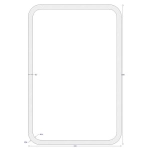 ΚΟΙΛΟΔΟΚΟΣ ΓΑΛΒΑΝΙΖΕ 600*400*20 (6m)