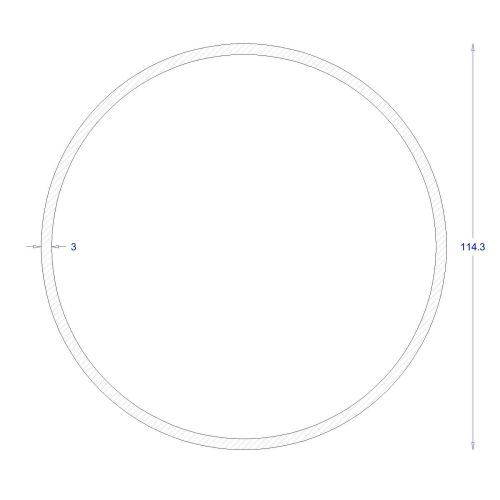 ΣΩΛΗΝΑ ΓΑΛΒΑΝΙΖΕ Φ114,3*3 (6m)