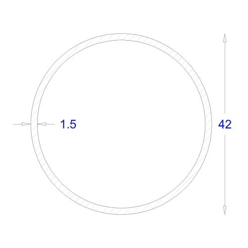 ΣΩΛΗΝΑ ΓΑΛΒΑΝΙΖΕ 1,5mm Φ42 (6m)