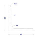 ΓΩΝΙΑ ΓΑΛΒΑΝΙΖΕ 40*40*4 (6m)
