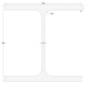 Ήτα πλατύπελμο-HEB ΓΑΛΒΑΝΙΖΕ 240 (6m)