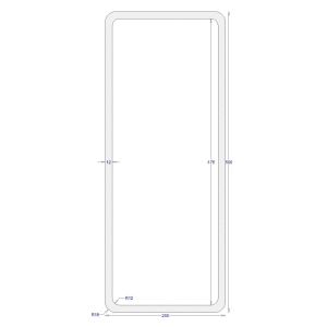 ΚΟΙΛΟΔΟΚΟΣ ΓΑΛΒΑΝΙΖΕ 500*200*12 (6m)