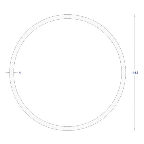 ΣΩΛΗΝΑ ΓΑΛΒΑΝΙΖΕ Φ114,3*4 (6m)