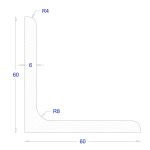 ΓΩΝΙΑ ΓΑΛΒΑΝΙΖΕ 60*60*6 (6m)