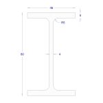 Ήτα-IPE ΓΑΛΒΑΝΙΖΕ 80 (6m)