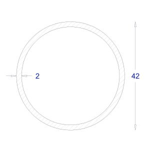 ΣΩΛΗΝΑ ΓΑΛΒΑΝΙΖΕ 2mm Φ42 (6m)