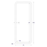 ΚΟΙΛΟΔΟΚΟΣ ΓΑΛΒΑΝΙΖΕ 100*40*3 (6m)