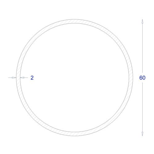 ΣΩΛΗΝΑ ΓΑΛΒΑΝΙΖΕ 2mm Φ60 (6m)