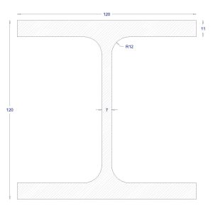 Ήτα πλατύπελμο-HEB ΓΑΛΒΑΝΙΖΕ 120 (6m)