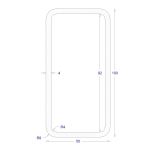ΚΟΙΛΟΔΟΚΟΣ ΓΑΛΒΑΝΙΖΕ 100*50*4 (6m)
