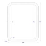 ΚΟΙΛΟΔΟΚΟΣ ΓΑΛΒΑΝΙΖΕ 100*80*6 (6m)