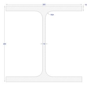 Ήτα πλατύπελμο-HEB ΓΑΛΒΑΝΙΖΕ 260 (6m)