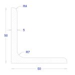 ΓΩΝΙΑ ΓΑΛΒΑΝΙΖΕ 50*50*5 (6m)