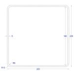ΚΟΙΛΟΔΟΚΟΣ ΓΑΛΒΑΝΙΖΕ 200*200*5 (6m)