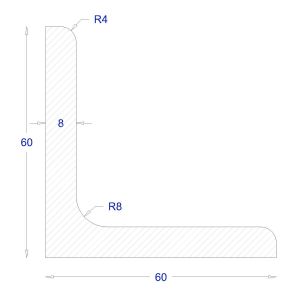 ΓΩΝΙΑ ΓΑΛΒΑΝΙΖΕ 60*60*8 (6m)