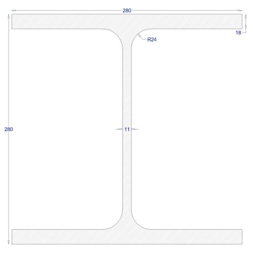 Ήτα πλατύπελμο-HEB ΓΑΛΒΑΝΙΖΕ 280 (6m)